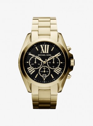 Michael Kors Oversized Bradshaw Gold-Tone Watch Gold-tone Kadın Altın | 042395-KEI