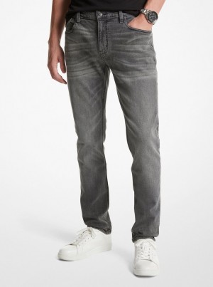 Michael Kors Parker Stretch-Denim Jeans Pantolon Erkek Stratford | 902715-OLI