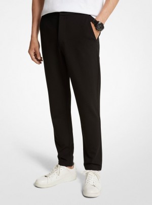 Michael Kors Stretch Ponte Pants Pantolon Erkek Siyah | 085149-FED