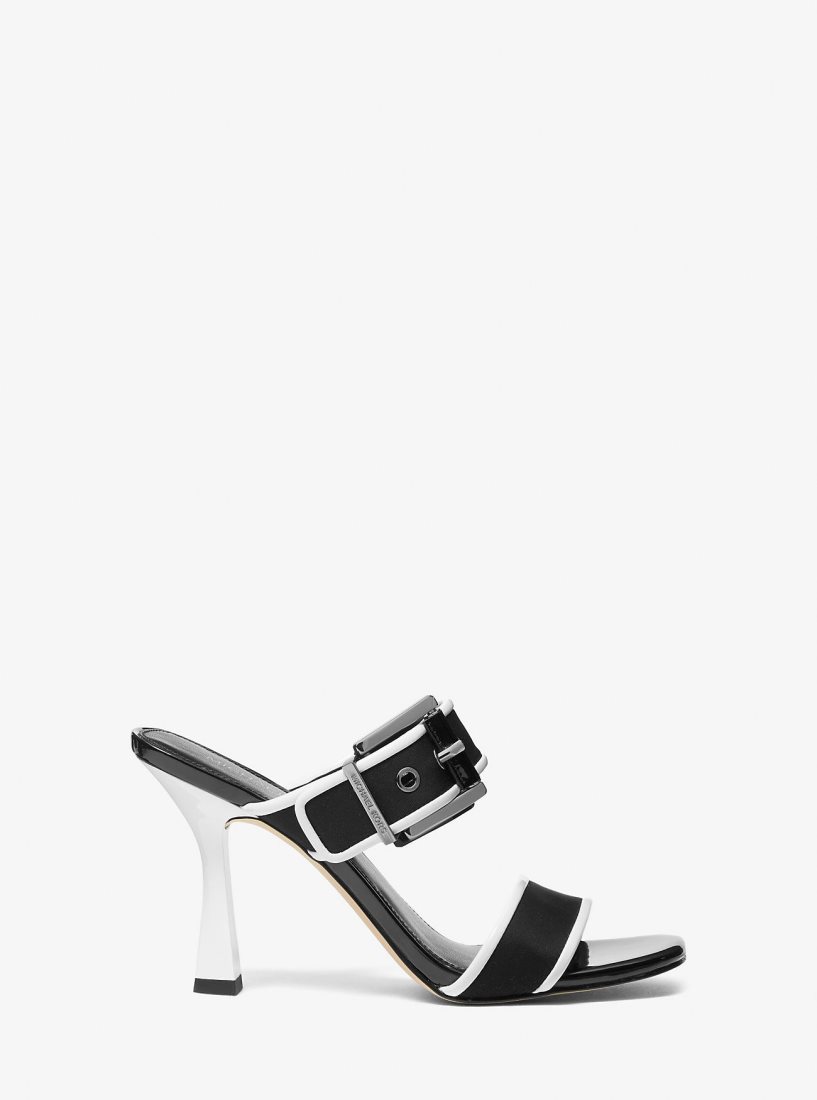 Michael Kors Colby Neoprene Sandal Sandalet Kadın Beyaz | 573826-CHZ