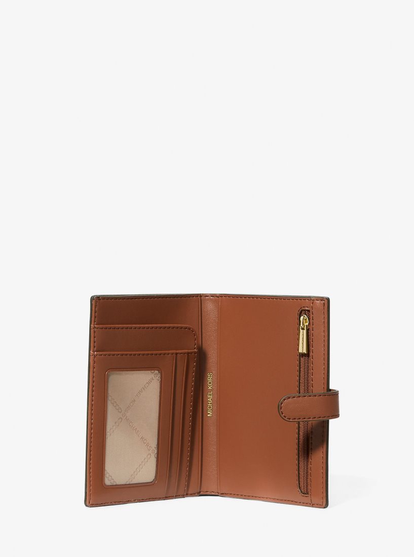 Michael Kors Empire Medium Signature Logo Passport Wallet Seyahat Çantası Kadın Kahverengi | 634978-NXZ