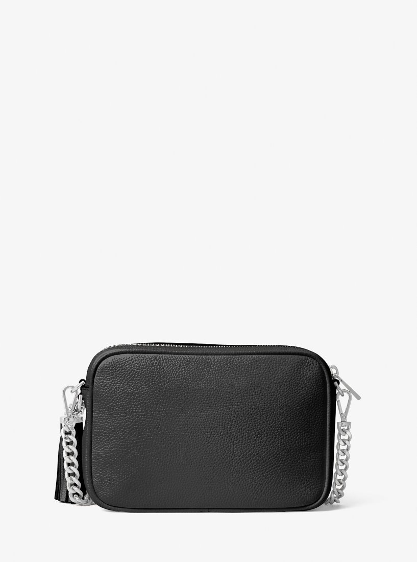 Michael Kors Ginny Leather Crossbody Bag Çapraz Çanta Kadın Siyah | 648907-EIP