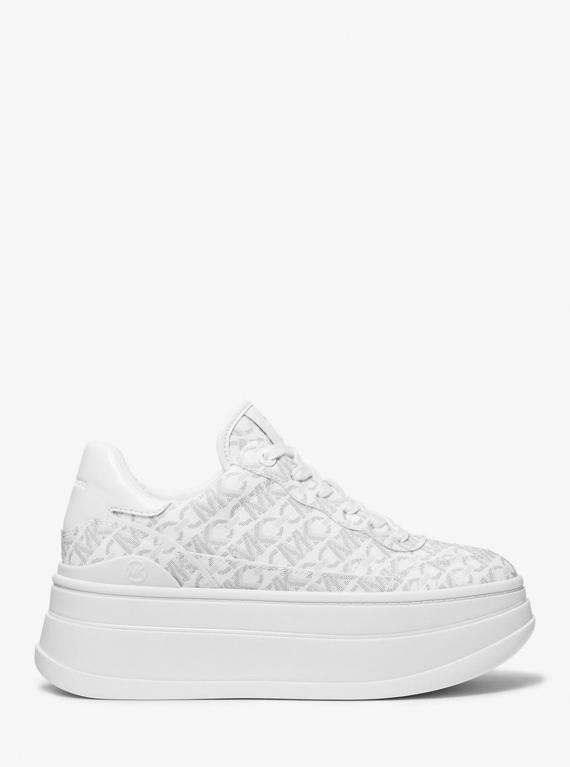 Michael Kors Hayes Empire Signature Logo Platform Sneaker Spor Ayakkabı Kadın Renkli | 243158-NYK