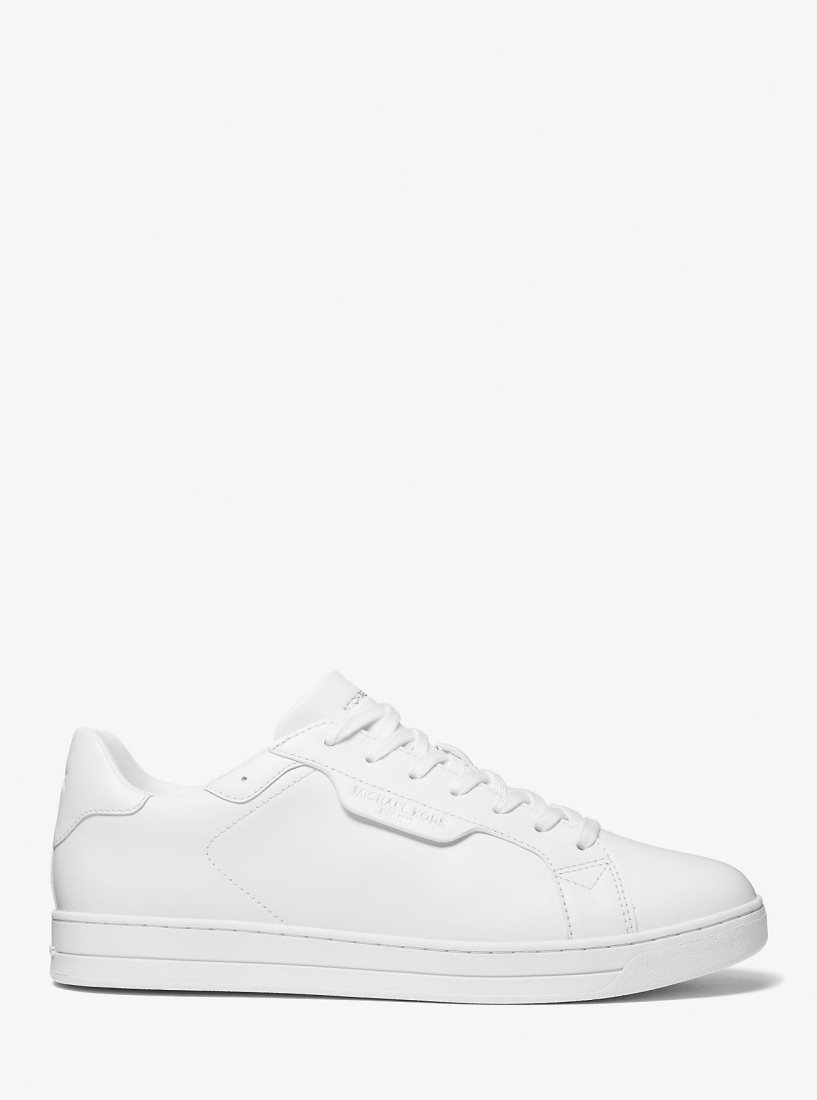 Michael Kors Keating Leather Sneaker Spor Ayakkabı Erkek Beyaz | 486759-XWO