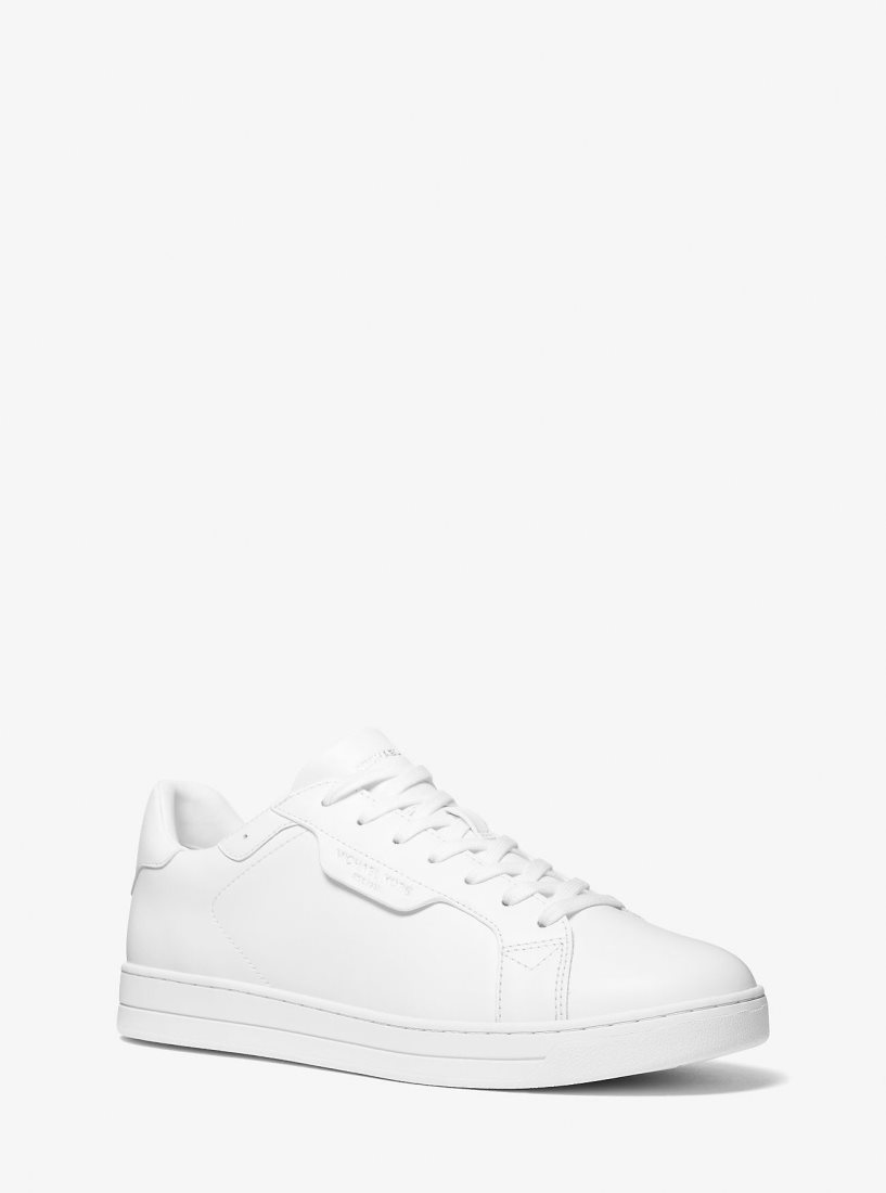 Michael Kors Keating Leather Sneaker Spor Ayakkabı Erkek Beyaz | 486759-XWO