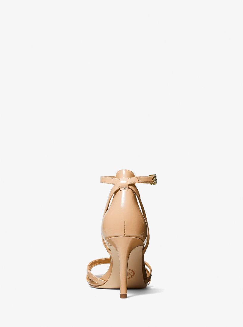 Michael Kors Kimberly Patent Sandal Sandalet Kadın Açık Pembe | 504316-VPF