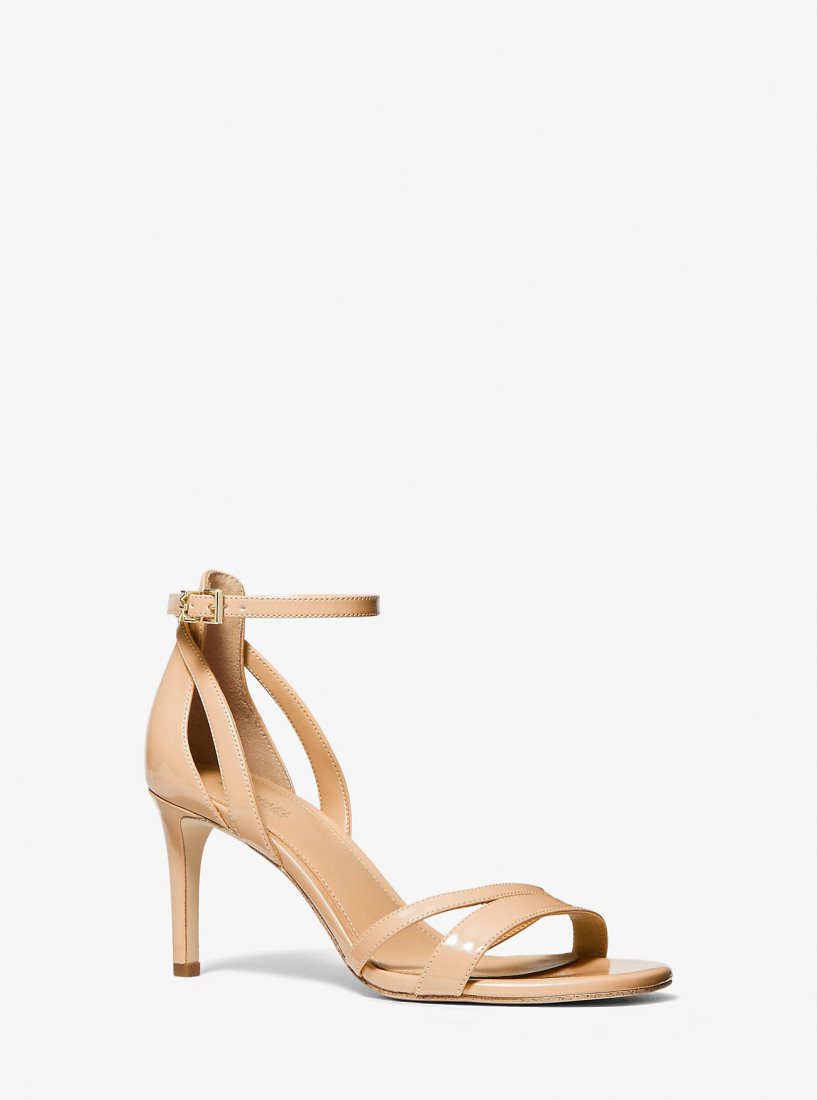 Michael Kors Kimberly Patent Sandal Sandalet Kadın Açık Pembe | 504316-VPF