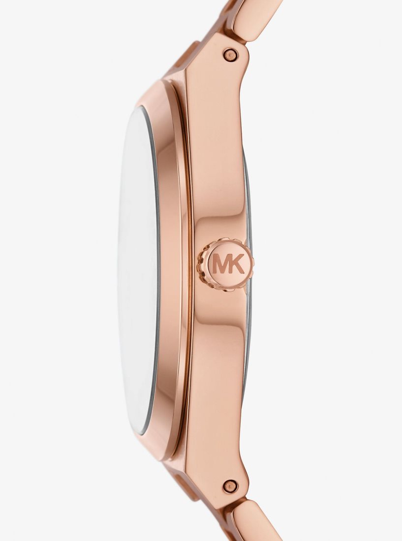 Michael Kors Lennox Rose Gold-Tone Watch Gold-tone Kadın Pembe | 569013-XRT