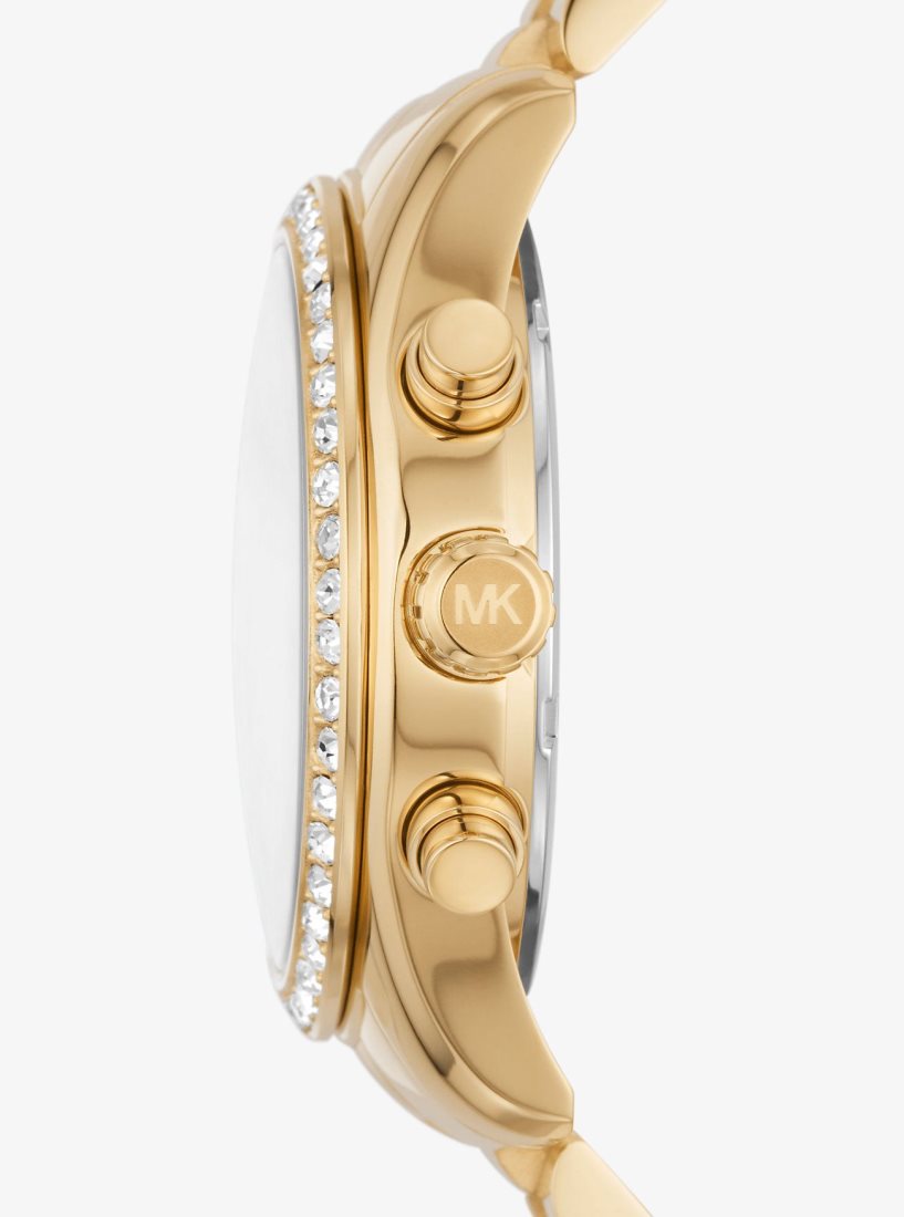 Michael Kors Lexington Pave Gold-Tone Watch Gold-tone Kadın Altın | 628709-PQD