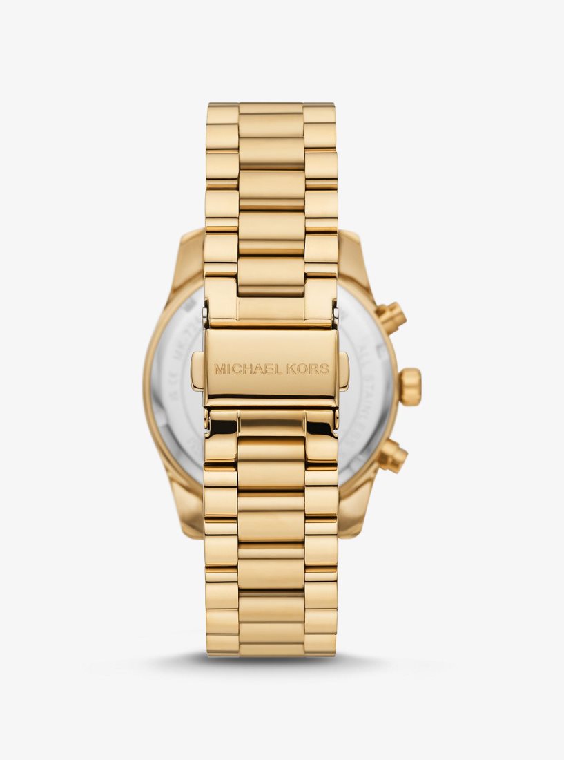 Michael Kors Lexington Pave Gold-Tone Watch Gold-tone Kadın Altın | 628709-PQD