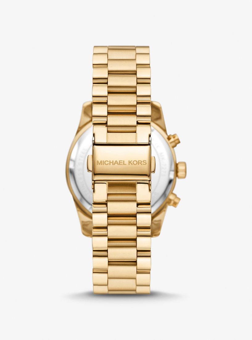 Michael Kors Lexington Pave Gold-Tone Watch Gold-tone Kadın Altın | 108976-MTU