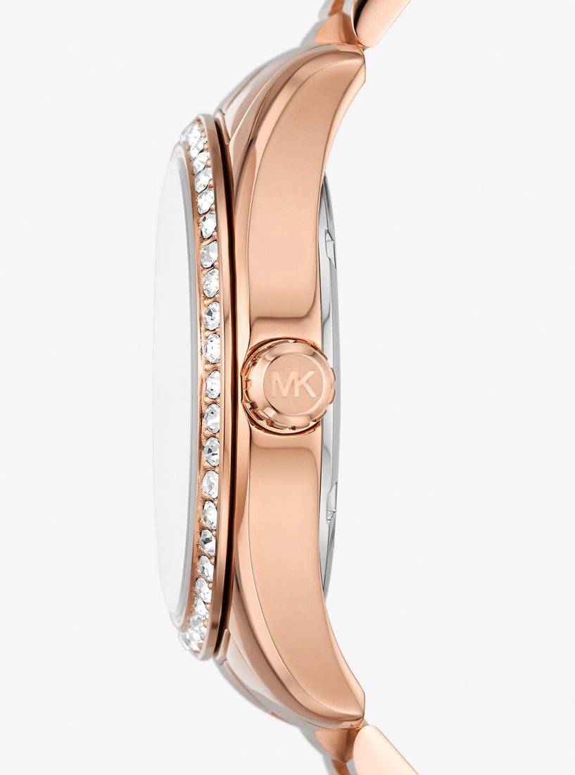 Michael Kors Lexington Pave Rose Gold-Tone Watch and Jewelry Gift Set Gold-tone Kadın Pembe Altın | 287059-AZD