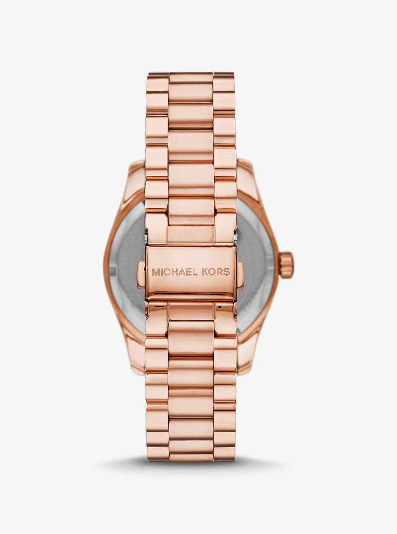 Michael Kors Lexington Pave Rose Gold-Tone Watch and Jewelry Gift Set Gold-tone Kadın Pembe Altın | 287059-AZD