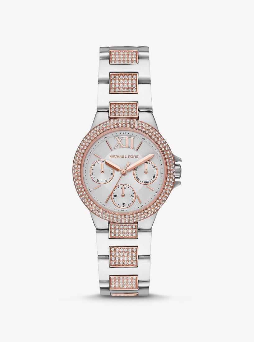 Michael Kors Mini Camille Pave Two-Tone Watch Two-tone Kadın Two Tone | 456037-PWT