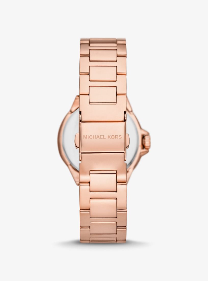 Michael Kors Mini Camille Rose Gold-Tone Watch Gold-tone Kadın Pembe Altın | 604172-IOF