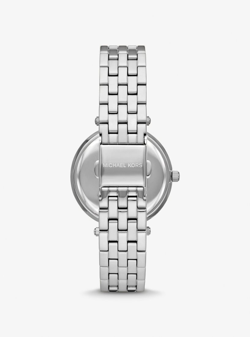 Michael Kors Mini Darci Pave Silver-Tone Watch Silver-tone Kadın Gümüş | 306521-XYQ