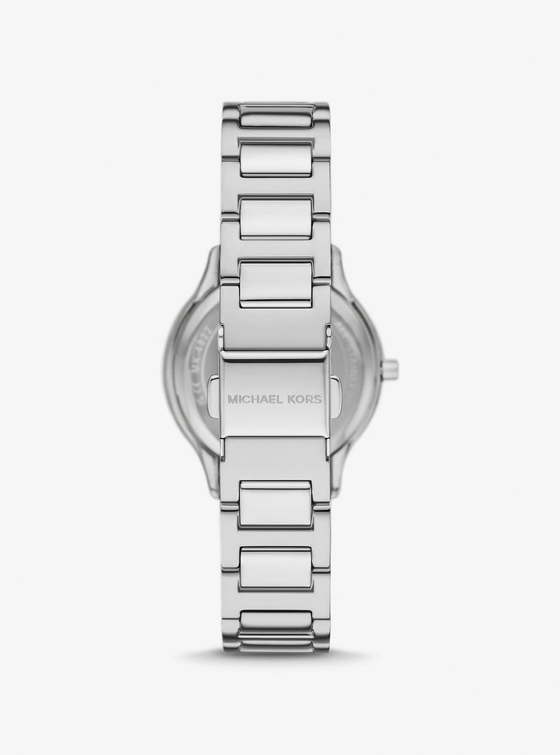 Michael Kors Mini Sage Pave Silver-Tone Watch Silver-tone Kadın Gümüş | 321749-HDE