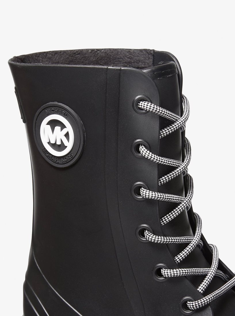 Michael Kors Montaigne PVC Rain Boot Bot Kadın Siyah | 105392-LYI