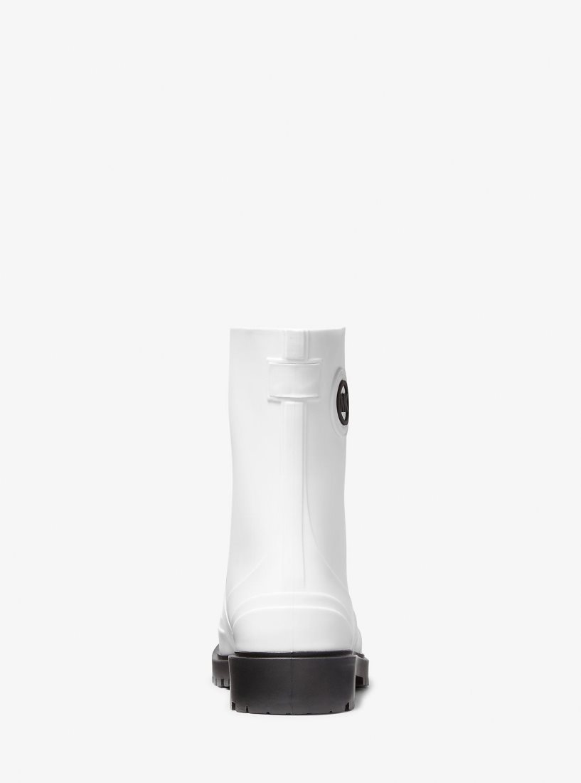 Michael Kors Montaigne PVC Rain Boot Bot Kadın Beyaz | 028146-KFU