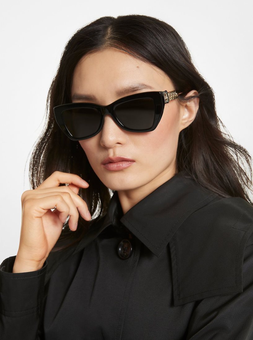 Michael Kors Montecito Sunglasses Güneş Gözlüğü Kadın Siyah | 916530-RDS