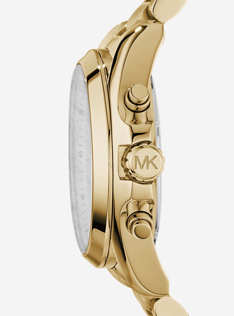 Michael Kors Oversized Bradshaw Gold-Tone Watch Gold-tone Kadın Altın | 042395-KEI