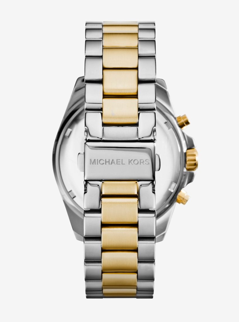 Michael Kors Oversized Bradshaw Two-Tone Watch Two-tone Kadın Two Tone | 216473-NVA