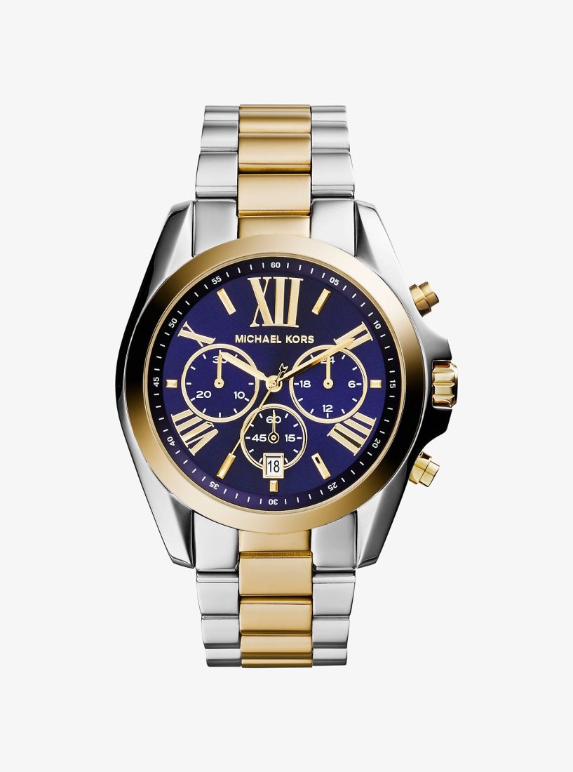 Michael Kors Oversized Bradshaw Two-Tone Watch Two-tone Kadın Two Tone | 216473-NVA