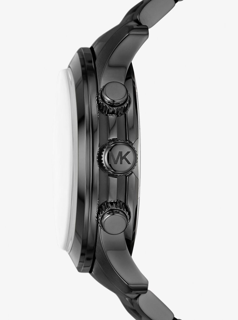 Michael Kors Oversized Runway Black-Tone Watch Black-tone Kadın Siyah | 935760-TWU