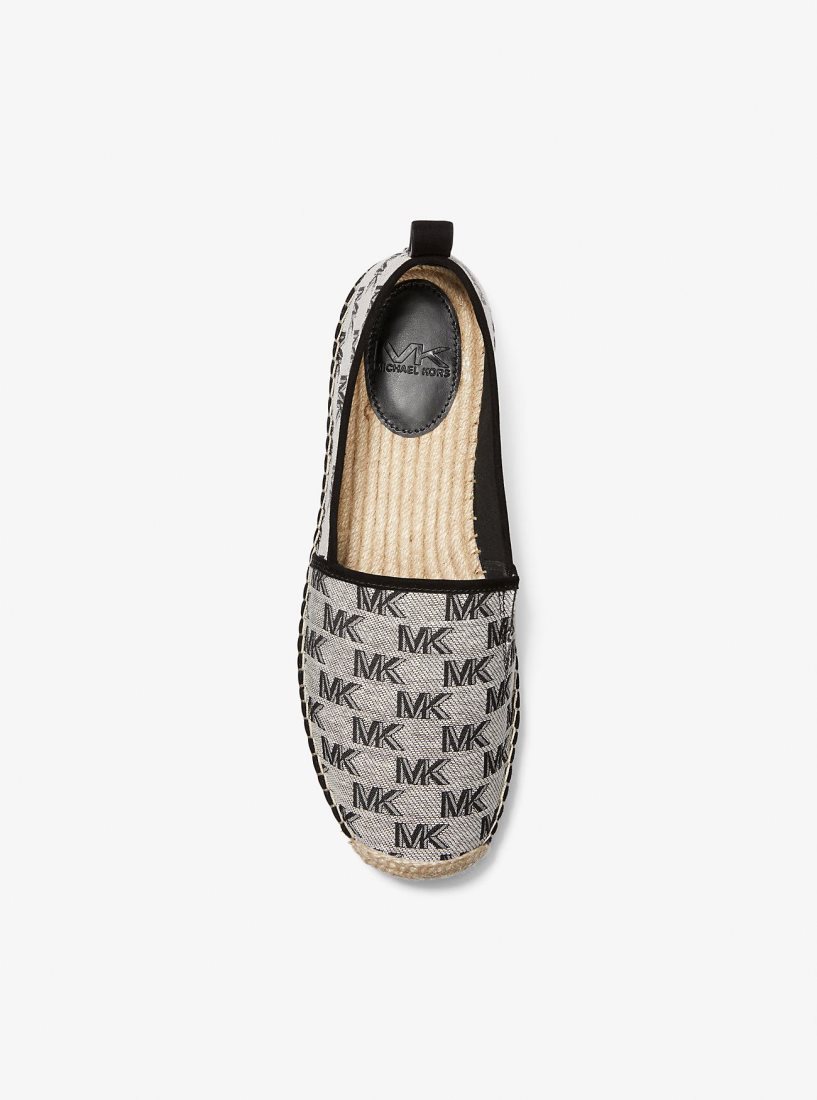 Michael Kors Owen Logo Jacquard Espadrille Espadril Erkek Siyah | 018264-GTU