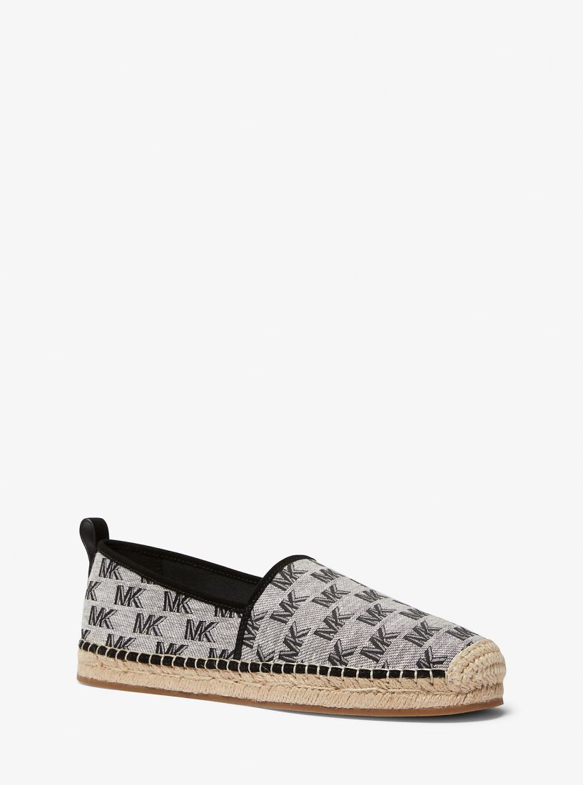 Michael Kors Owen Logo Jacquard Espadrille Espadril Erkek Siyah | 018264-GTU