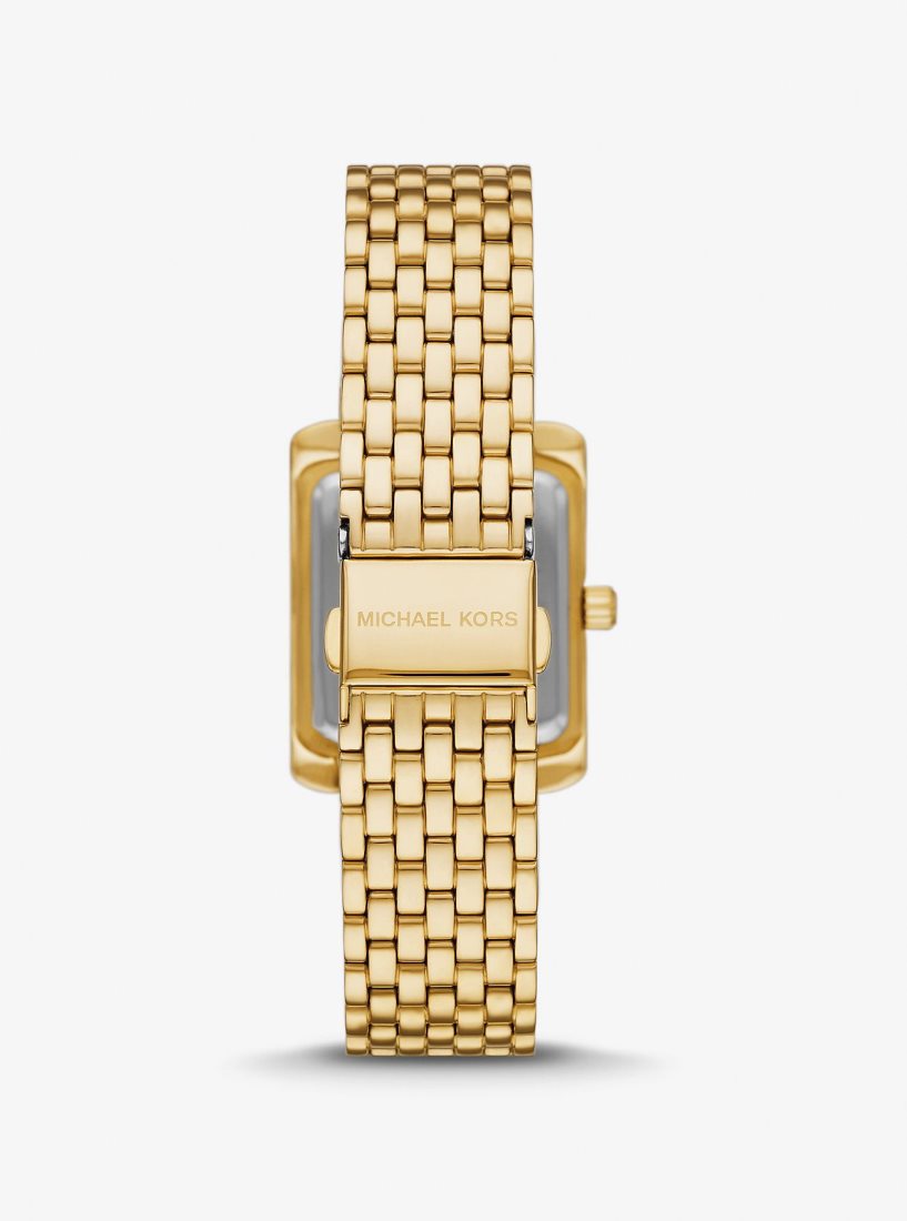 Michael Kors Petite Emery Pave Gold-Tone Watch Gold-tone Kadın Altın | 694718-EHV