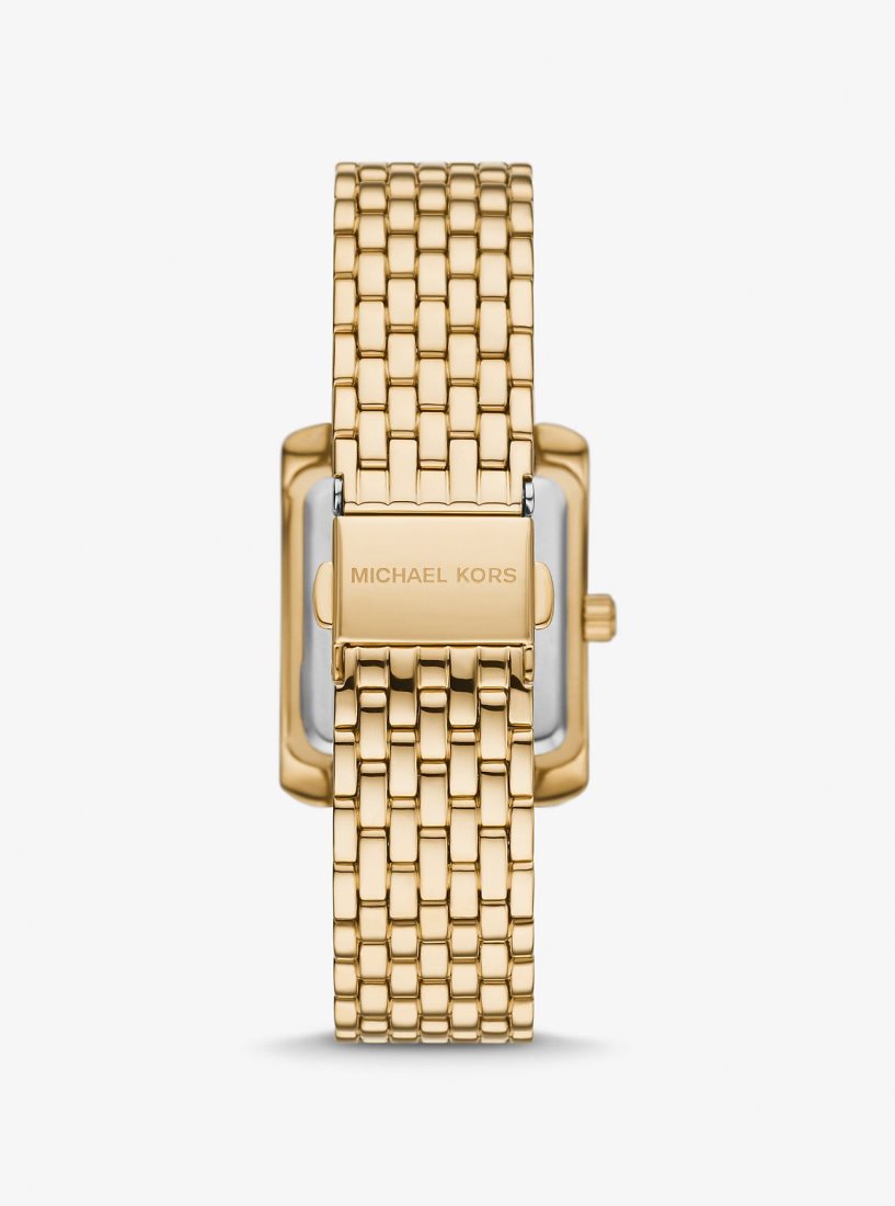 Michael Kors Petite Emery Pave Gold-Tone Watch Gold-tone Kadın Altın | 906251-DNU