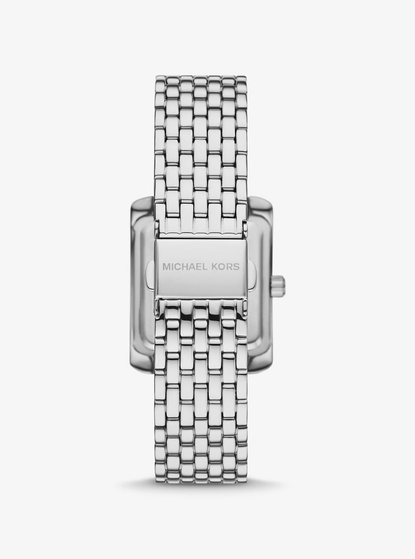 Michael Kors Petite Emery Pave Silver-Tone Watch Silver-tone Kadın Gümüş | 618034-IRE