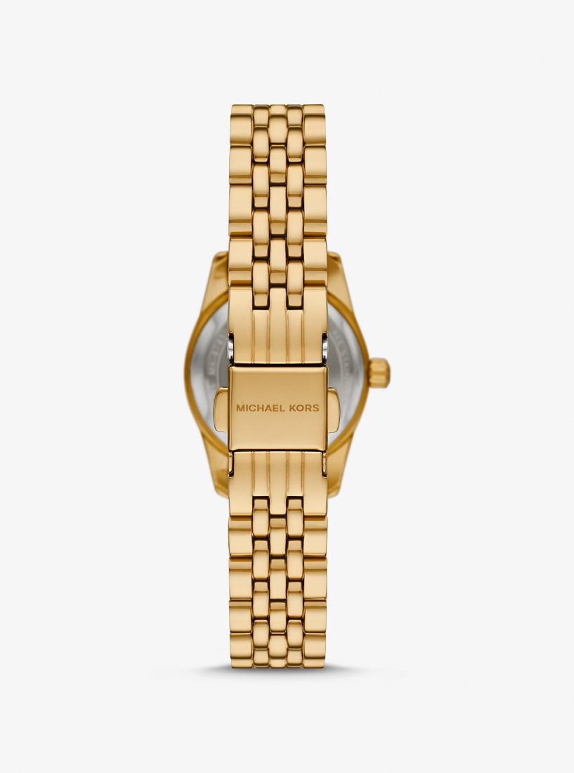 Michael Kors Petite Lexington Pave Gold-Tone Watch Gold-tone Kadın Altın | 428739-MPS