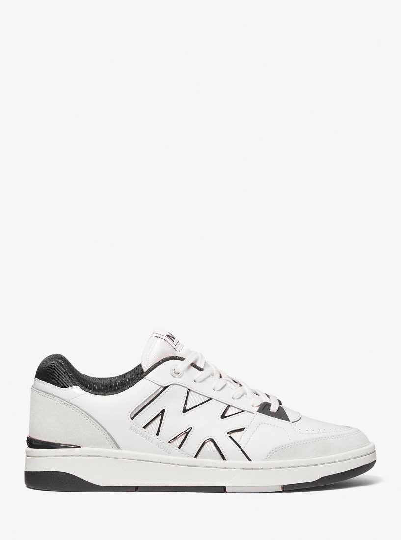 Michael Kors Rebel Leather Sneaker Spor Ayakkabı Erkek Siyah | 149527-BTK