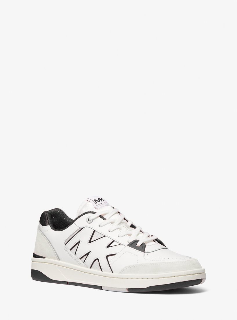 Michael Kors Rebel Leather Sneaker Spor Ayakkabı Erkek Siyah | 149527-BTK