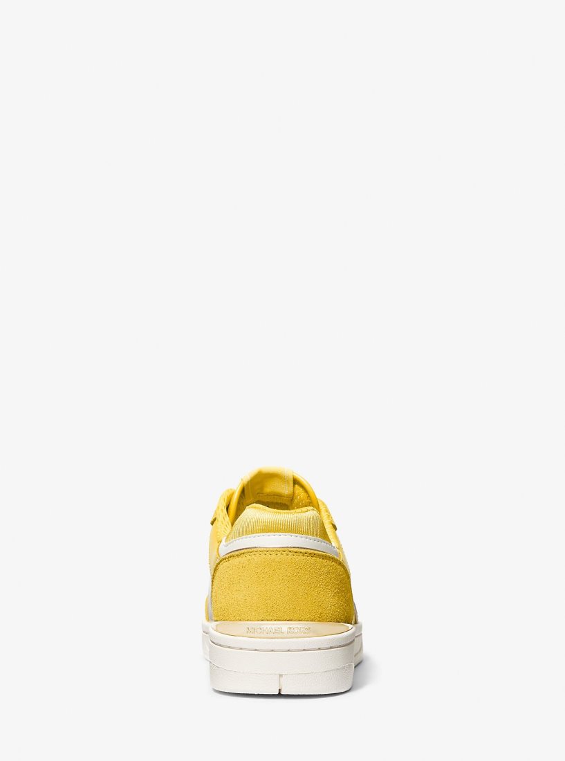 Michael Kors Rebel Leather Sneaker Spor Ayakkabı Kadın Bright Dandelion | 603278-SHB