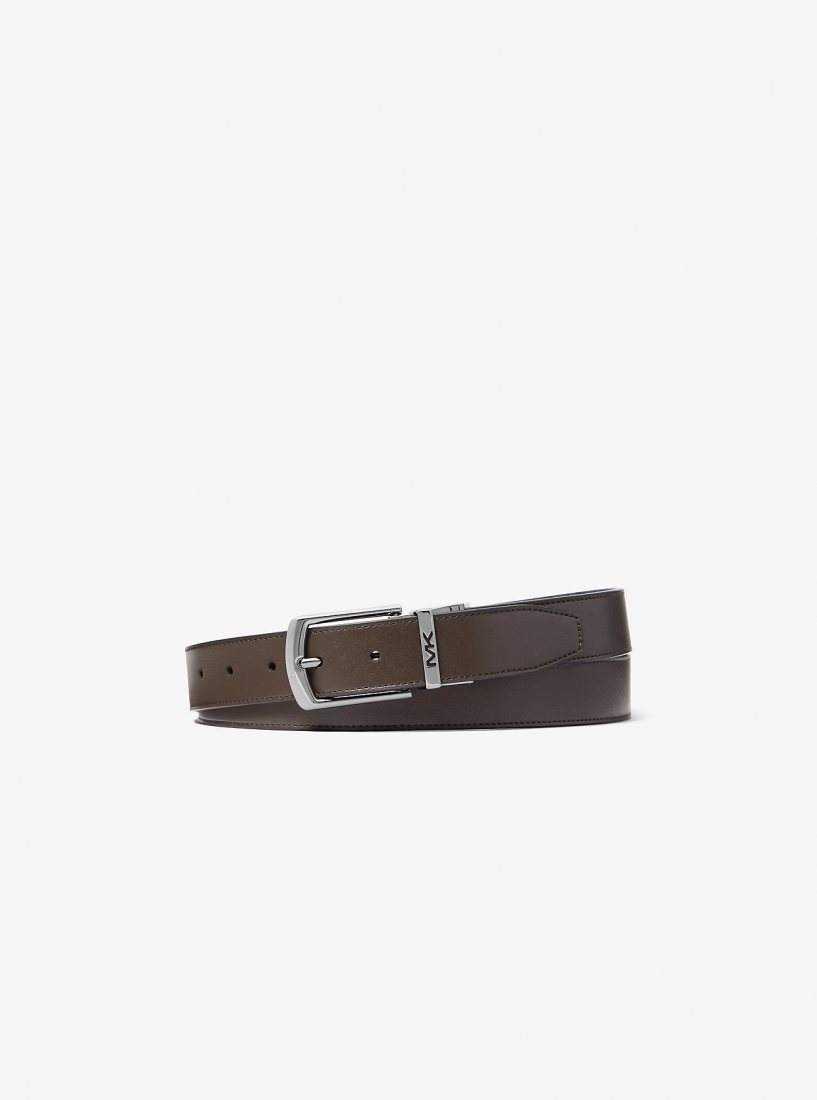 Michael Kors Reversible Signature Logo Belt Kemer Erkek Siyah | 290716-YNU