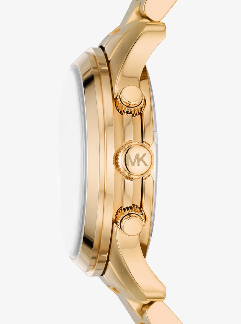 Michael Kors Runway Gold-Tone Watch Gold-tone Kadın Altın | 015486-AIN