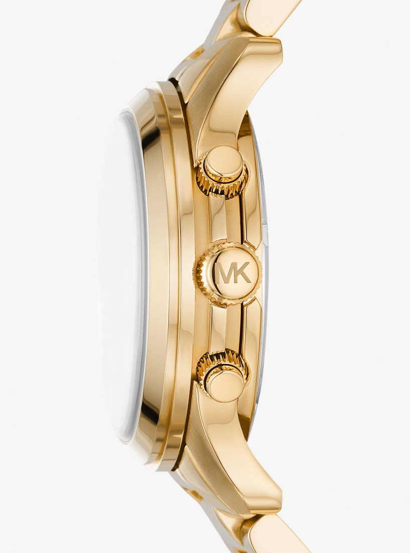 Michael Kors Runway Gold-Tone Watch Gold-tone Kadın Altın | 359170-DYM