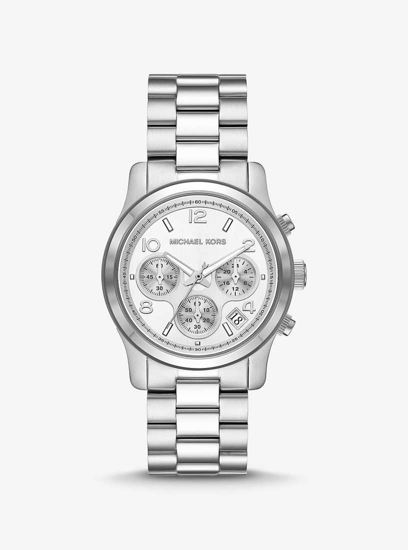 Michael Kors Runway Silver-Tone Watch Silver-tone Kadın Gümüş | 760214-ASZ