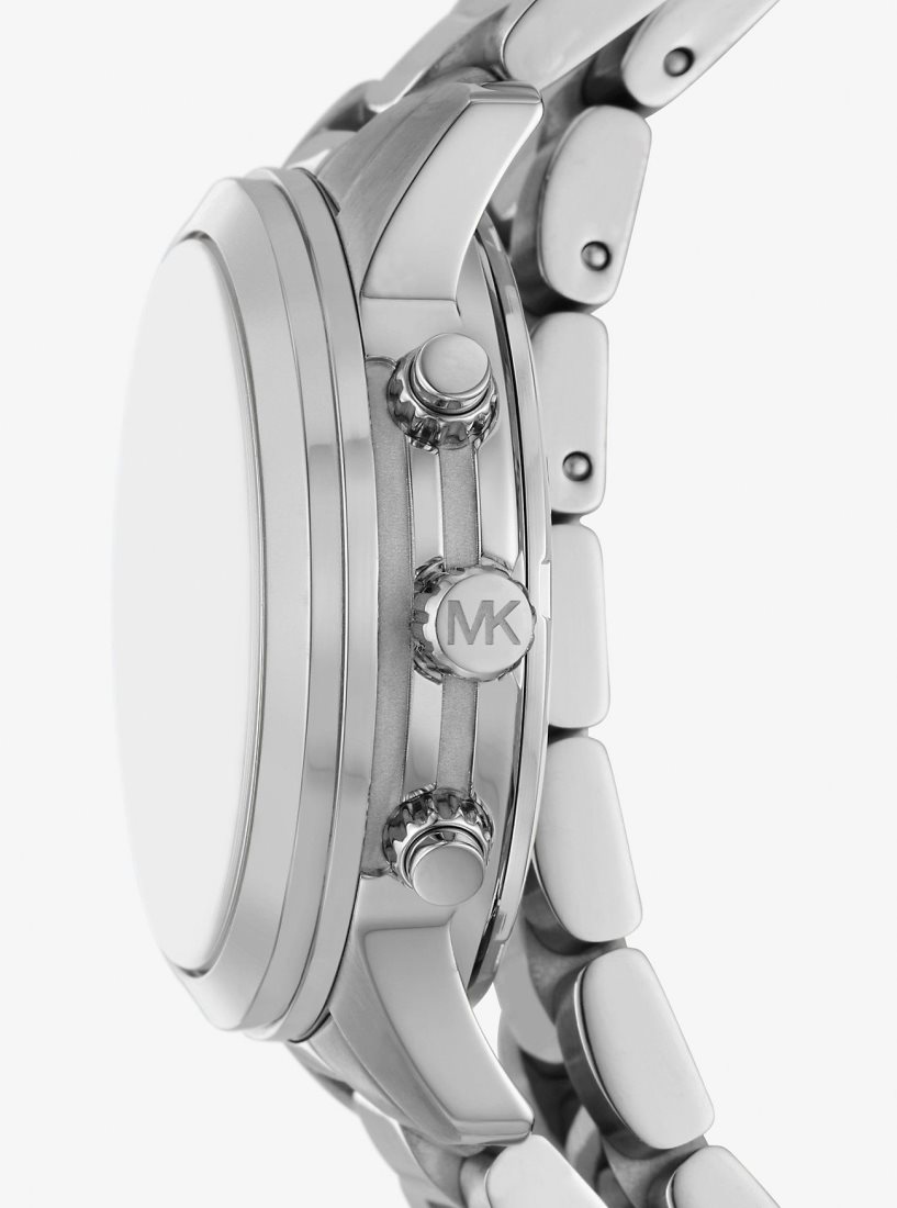 Michael Kors Runway Silver-Tone Wrap Watch Silver-tone Kadın Gümüş | 405193-SIH