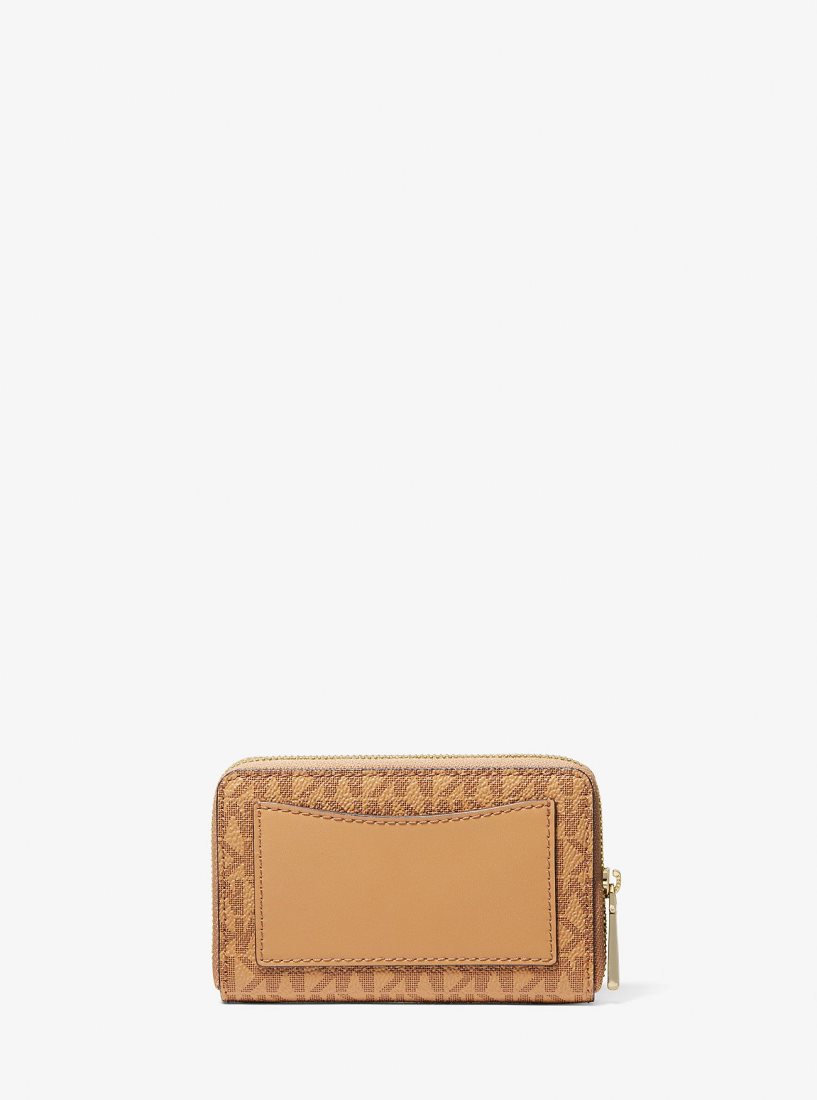 Michael Kors Small Logo Wallet Cüzdan Kadın Pale Peanut | 927814-KIE