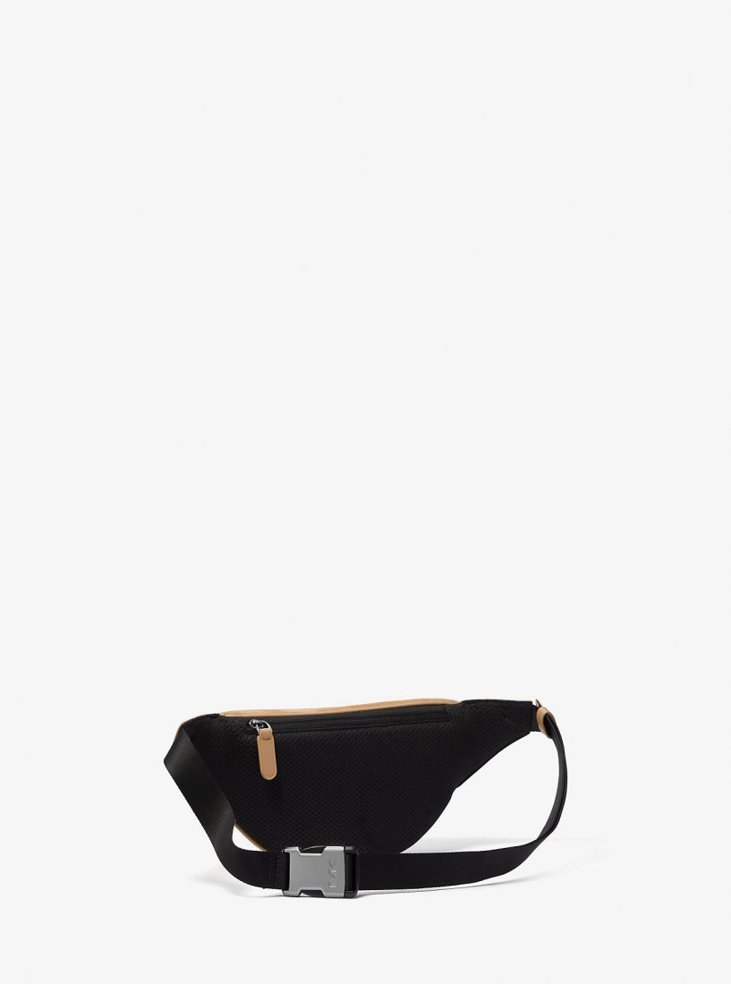 Michael Kors Varick Small Suede Belt Bag Çapraz Çanta Erkek Kahverengi | 136279-EMU