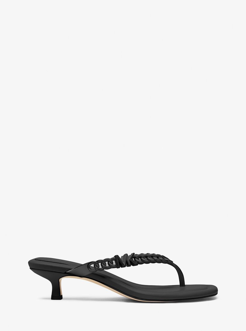 Michael Kors Zaza Kitten Sandal Sandalet Kadın Siyah | 157634-ZAW